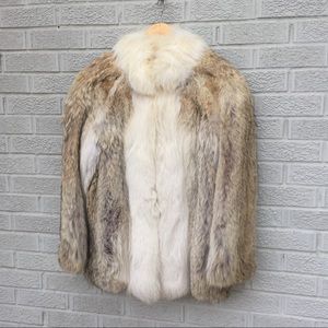 Duplers Vintage Fur Coyote Coat